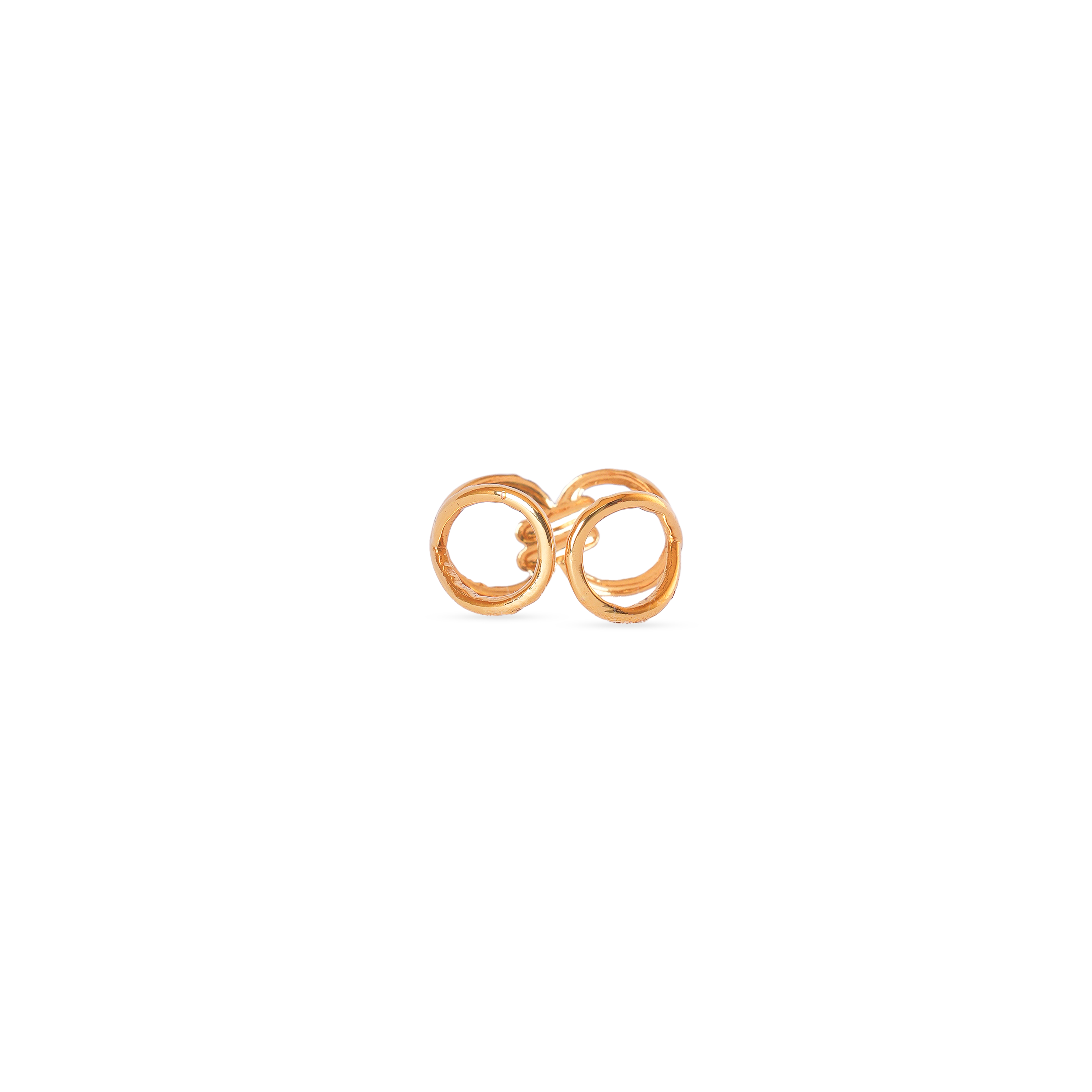 Interlocked Oval Knot Ring