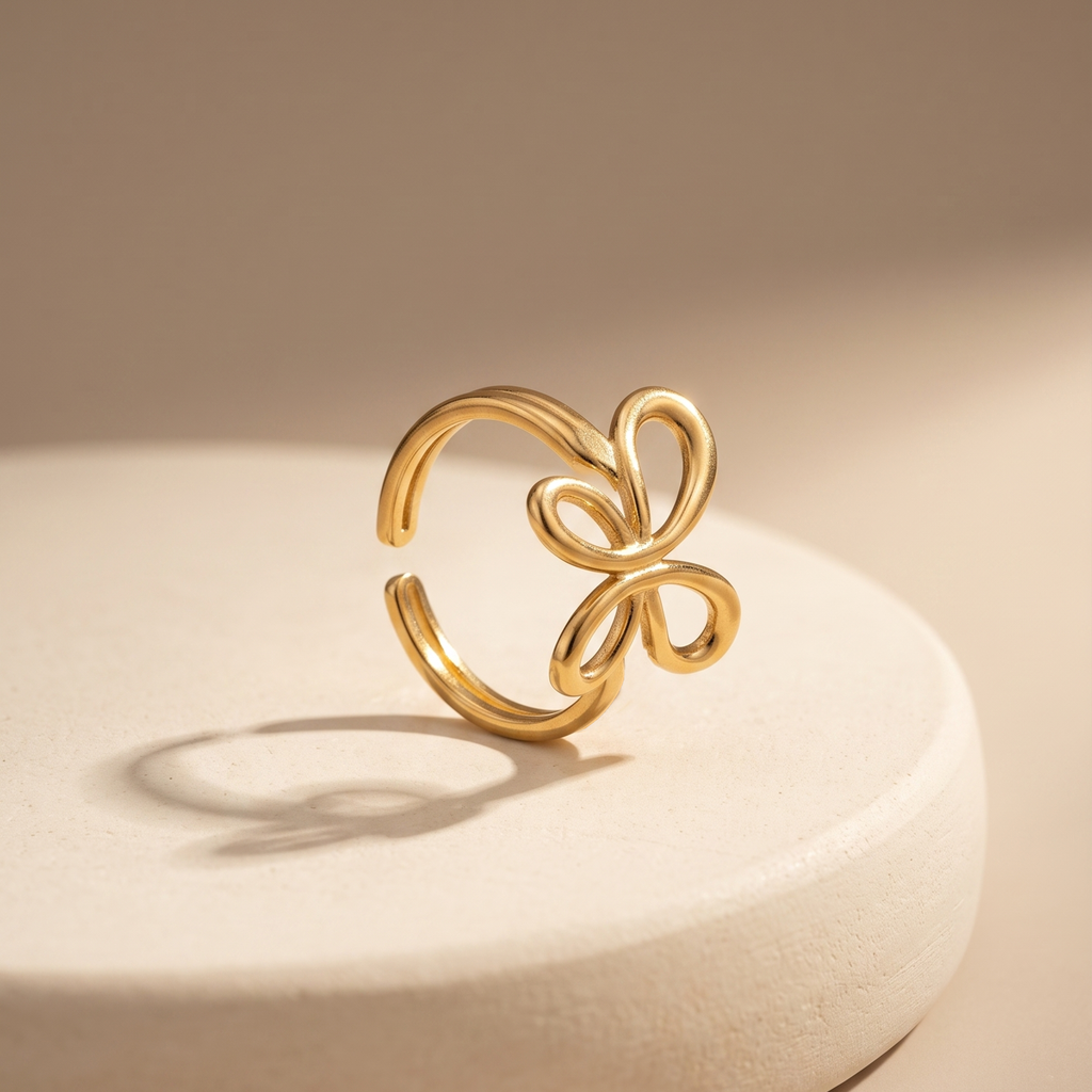 Butterfly Grace Adjustable Ring