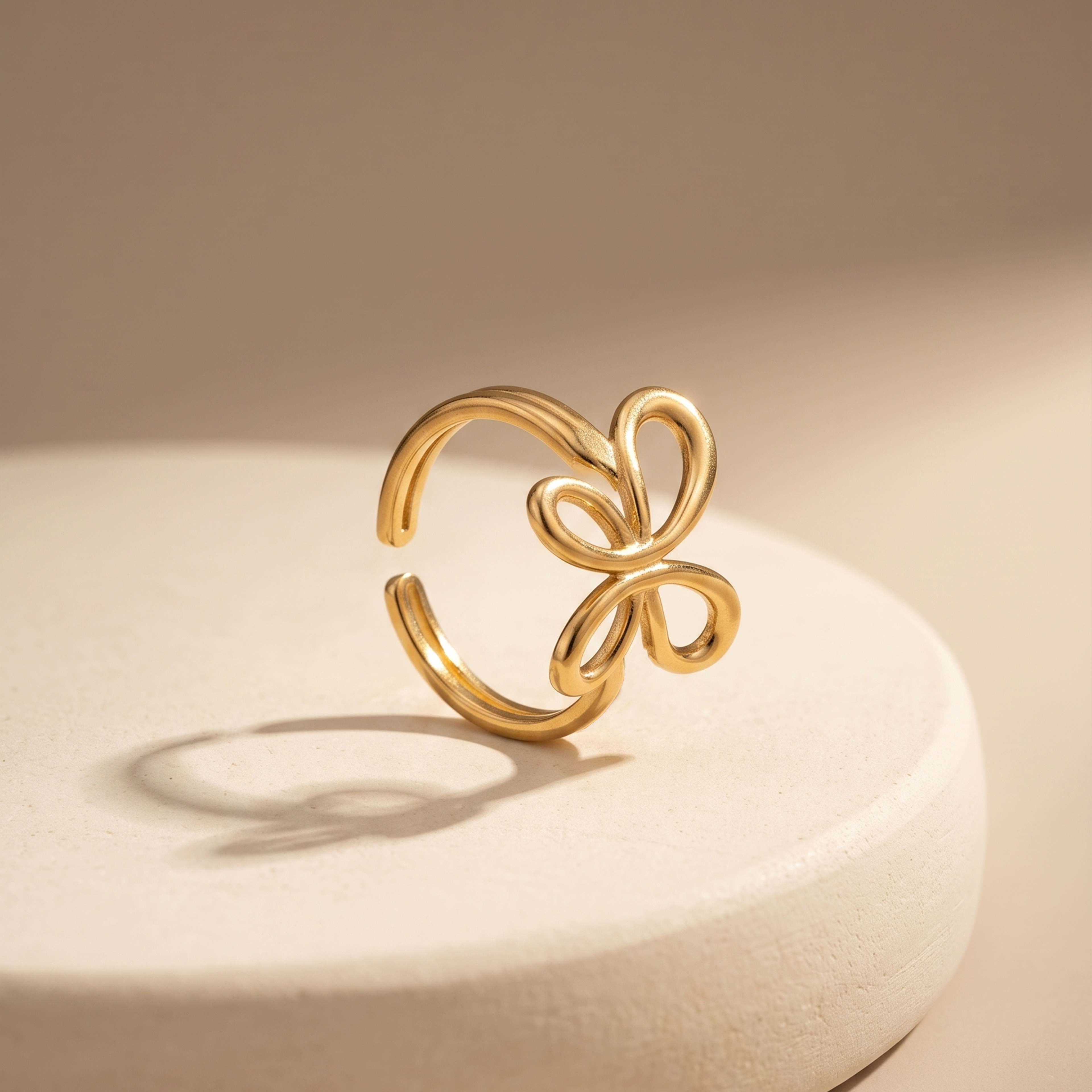 Butterfly Grace Adjustable Ring