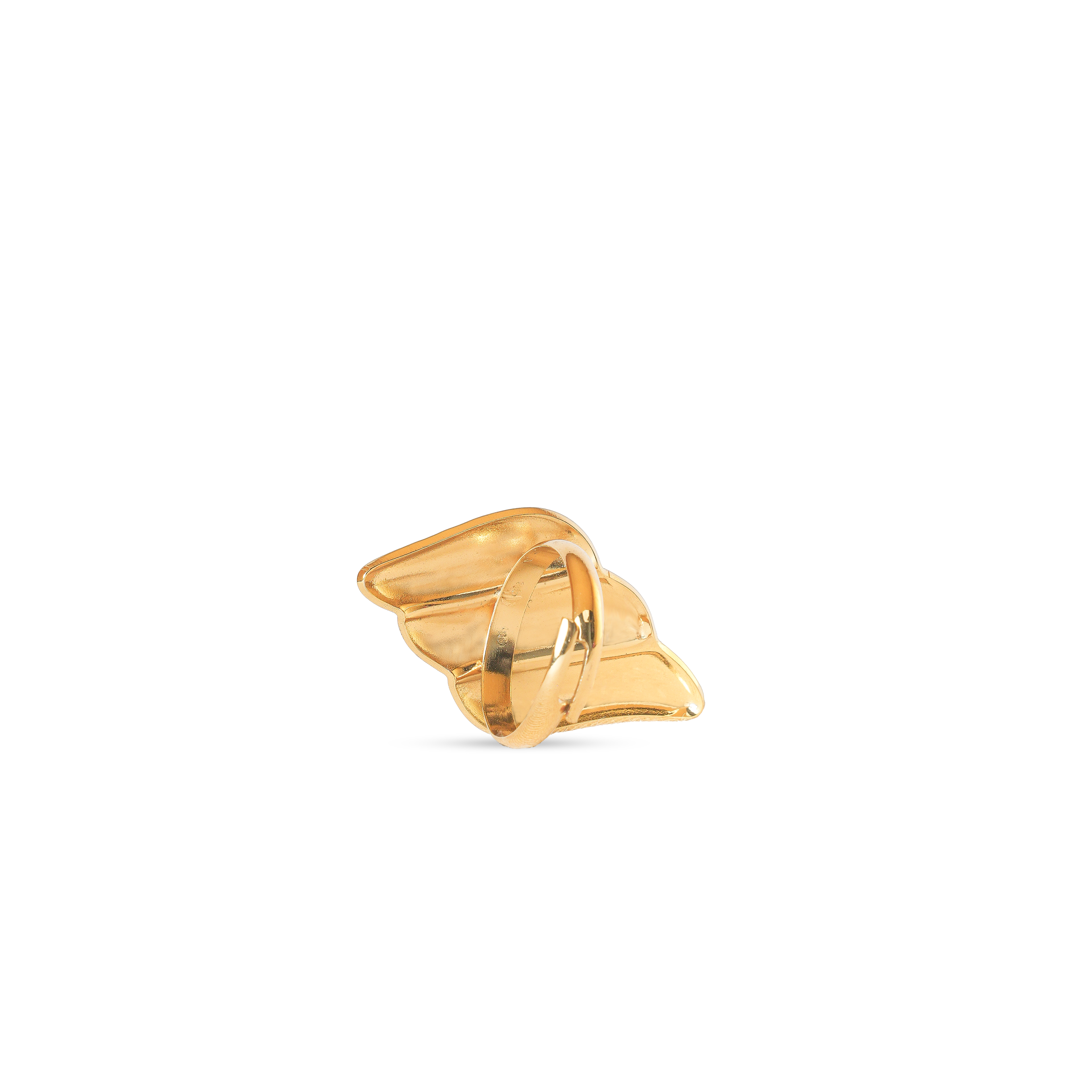 Sculpted Triple Wing Statement Ring