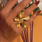 Petal Bloom Statement Ring