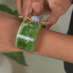 Sunburst Charm Cuff Bracelet