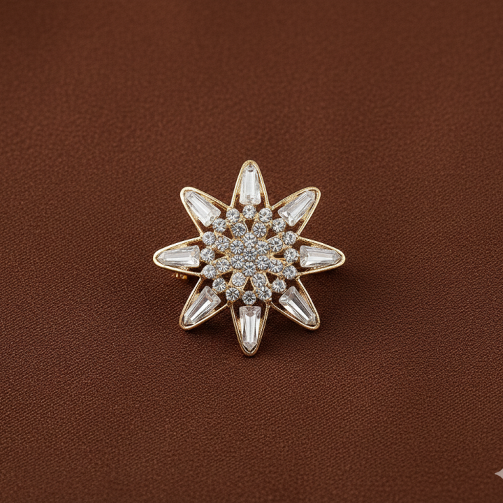 Elegant Emblem Brooch