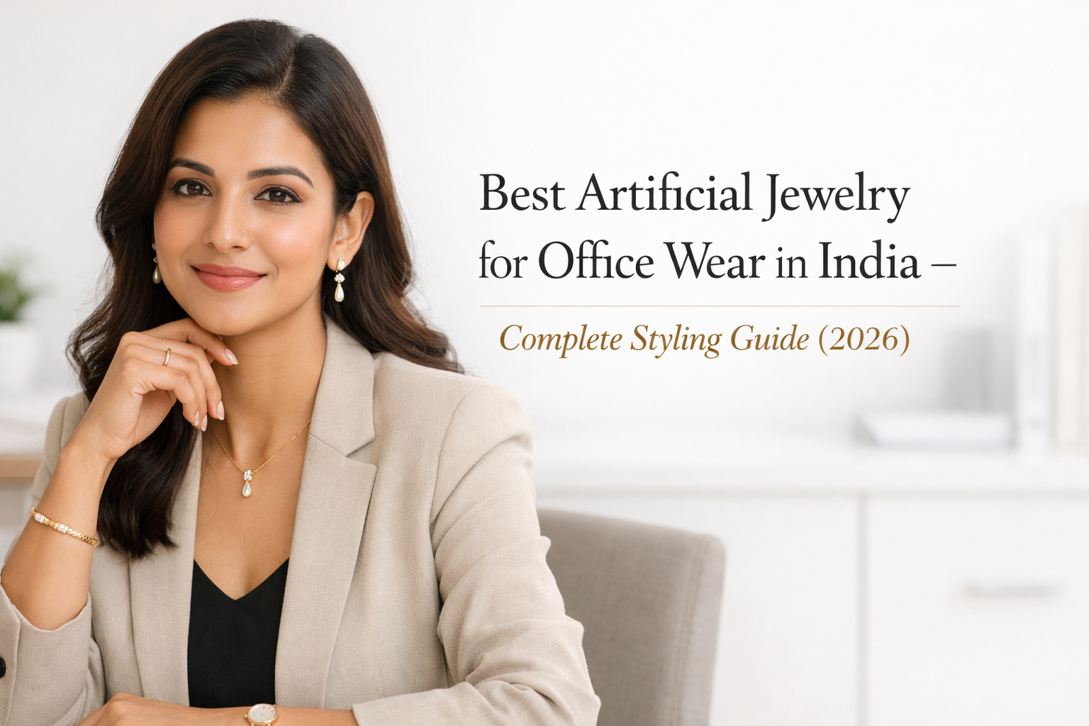 Best Artificial Jewelry for Office Wear in India Complete Styling Guide (2026)