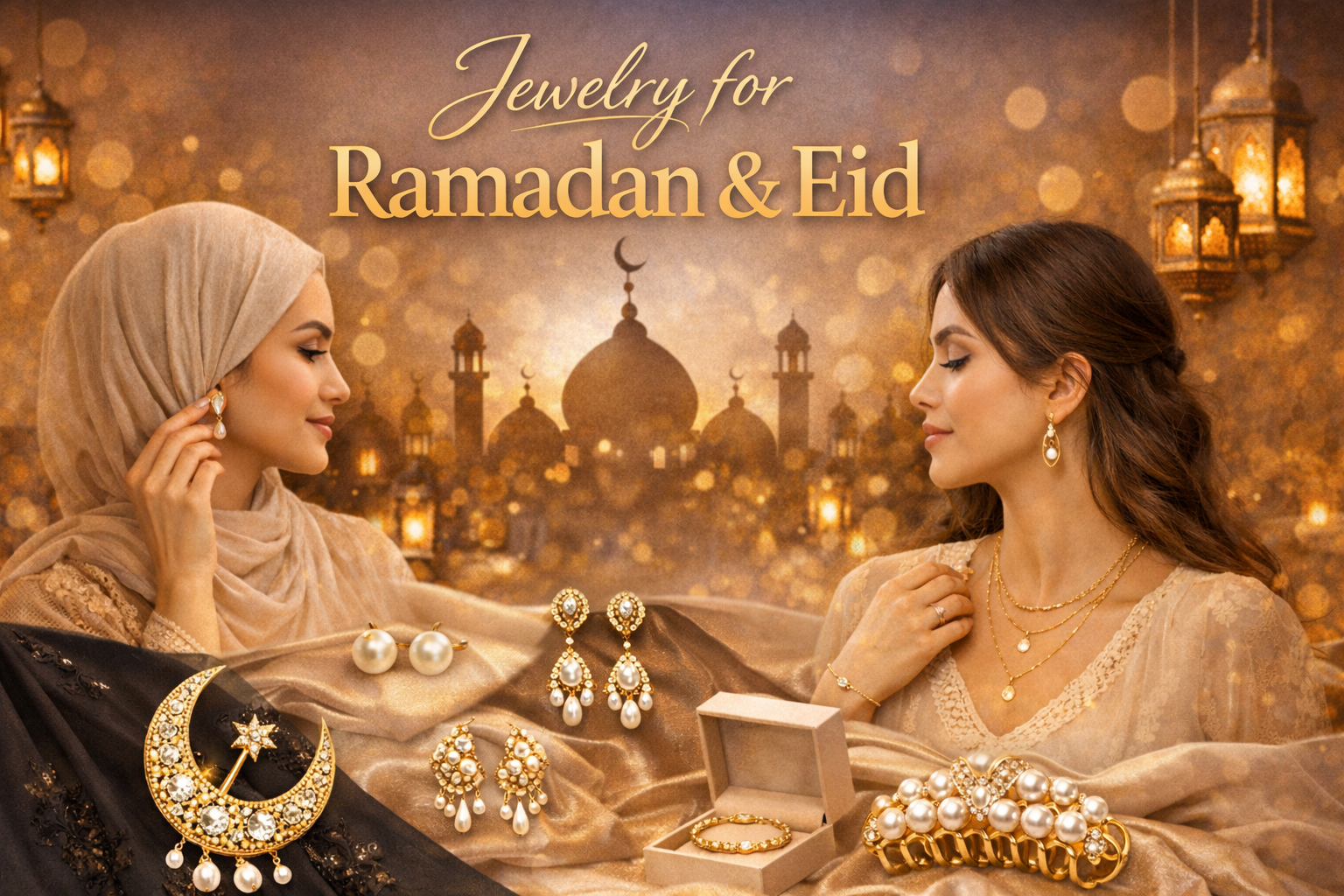 Ramadan Jewelry Styling Guide 2026: Elegant Earrings, Necklaces & Bracelets for Iftar and Eid